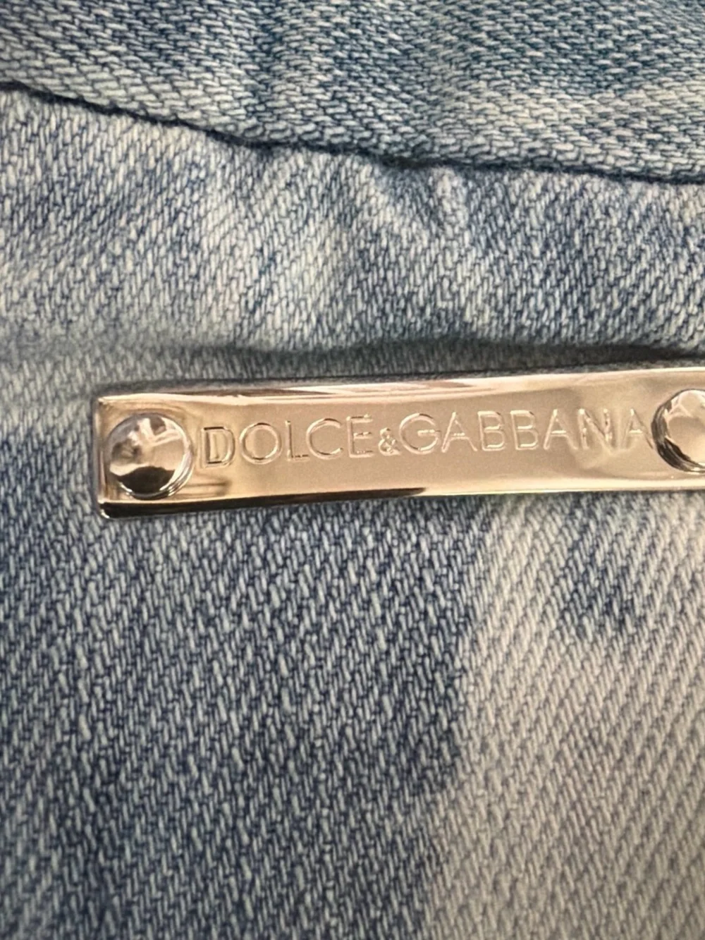 Dolce & Gabbana Light Blue Denim capri denim